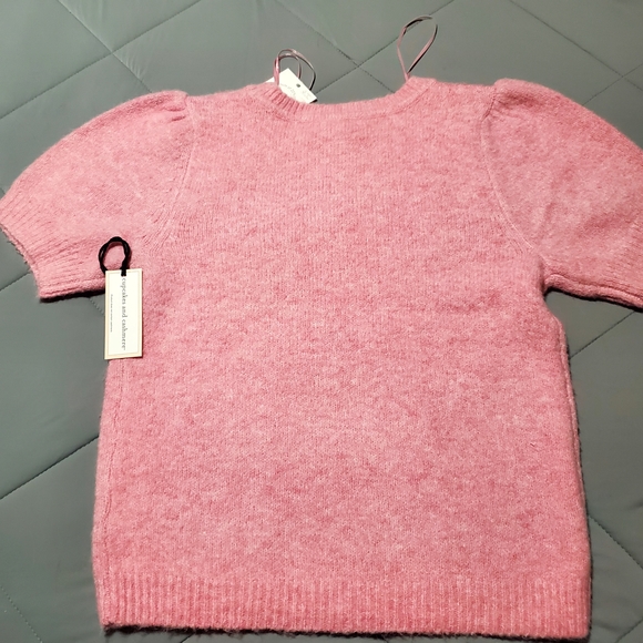 Cupcakes & Cashmere Pink Knit with Swan Design - Picture 4 of 6